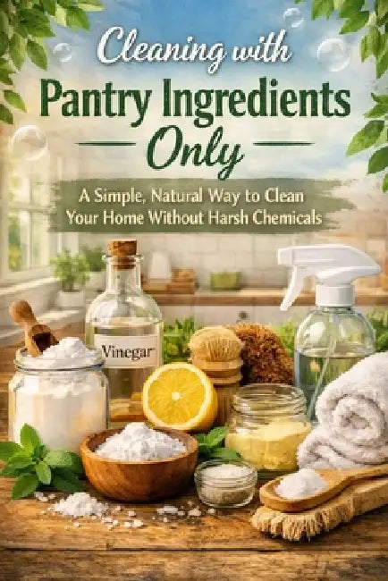 Cleaning with Pantry Ingredients Only: A Simple, Natural Way to Clean Your Home Without Harsh Chemicals by Elena Hartwell