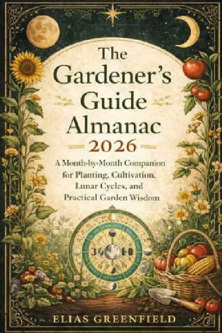 The Gardener's Guide Almanac 2026: A Month-by-Month Companion for Planting, Cultivation, Lunar Cycles, and Practical Garden Wisdom by Elias Greenfield