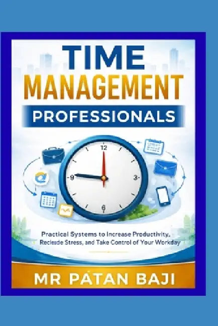 Time Management for Professionals: Practical Systems to Increase Productivity, Reduce Stress, and Take Control of Your Workday by Patan Baji