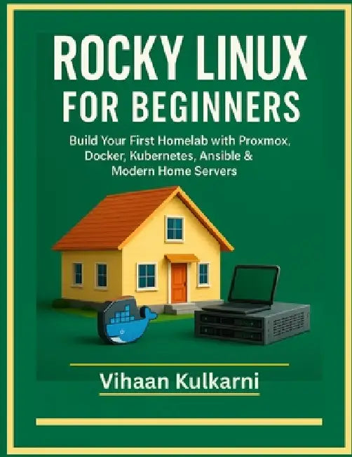 Rocky Linux for Beginners: Build Your First Homelab with Proxmox, Docker, Kubernetes, Ansible & Modern Home Servers by Vihaan Kulkarni
