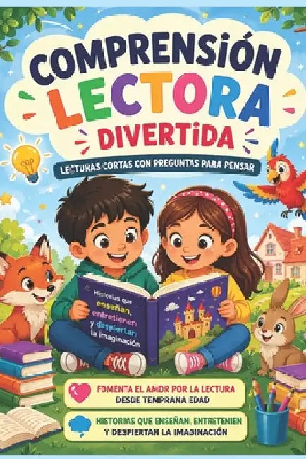 Comprensión lectora divertida: Lecturas cortas con preguntas para pensar Fomenta el amor por la lectura desde temprana edad Historias que enseñan, ent by Ahmed S