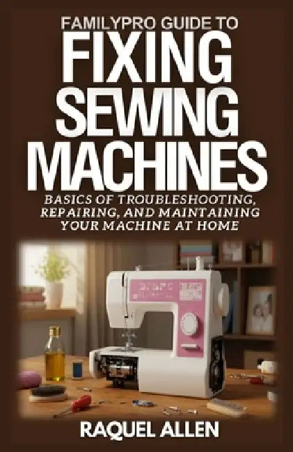 FamilyPro Guide to Fixing Sewing Machines: Basics of Troubleshooting, Repairing, and Maintaining Your Sewing Machine at Home by Raquel Allen