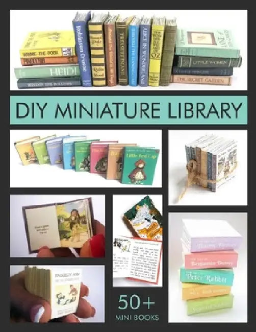 DIY Miniature Library by Ivana Ristic
