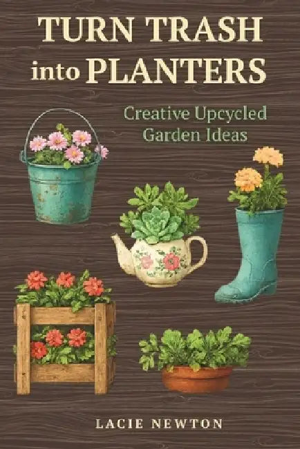 Turn Trash into Planters: Creative Upcycled Garden Ideas by Lacie Newton