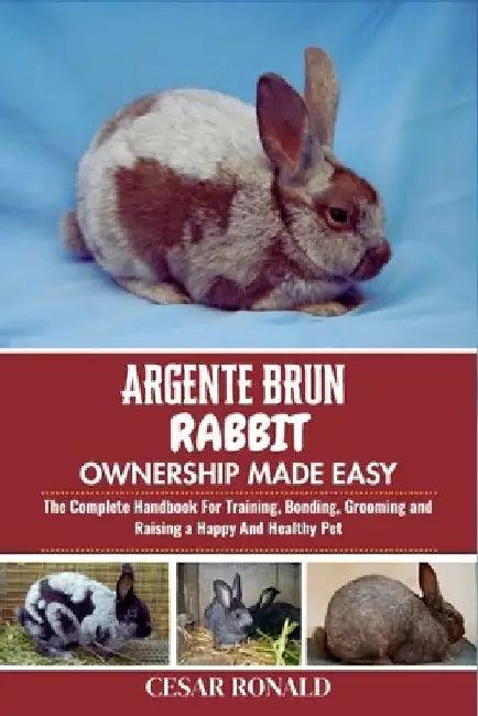 Argente Brun Rabbit Ownership Made Easy: The Complete Handbook For Training, Bonding, Grooming and Raising a Happy And Healthy Pet by Cesar Ronald