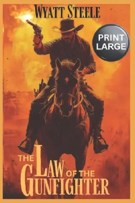 The Law of the Gunfighter - LARGE PRINT: A Classic Western Novel by Wyatt Steele