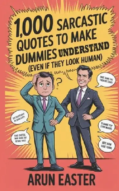 1,000 Sarcastic Quotes to make dummies understand by Arun Easter