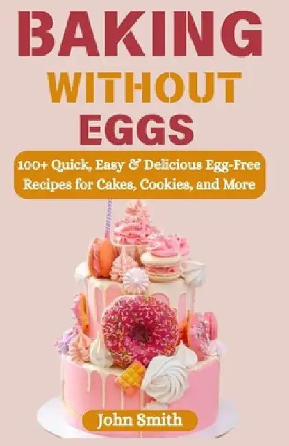 Baking Without Eggs: 100+ Quick, Easy & Delicious Egg-Free Recipes for Cakes, Cookies, and More by John Smith