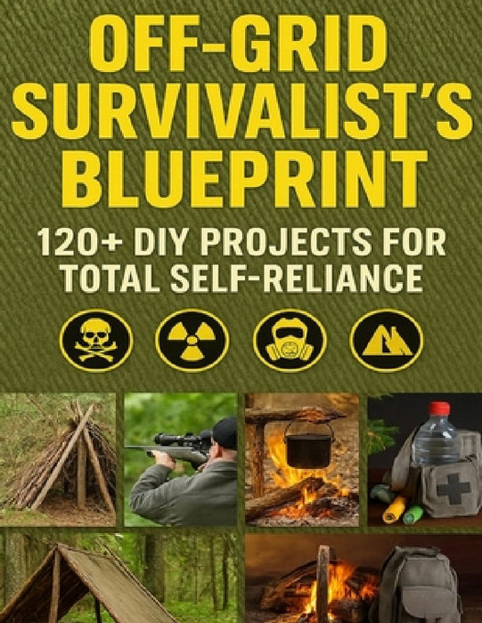Off-Grid Survivalist's Blueprint; 120+ DIY Projects for Total Self-Reliance: Master Sustainable Living with Step-by-Step Projects for Energy, Water, S by Richard J Rodriguez