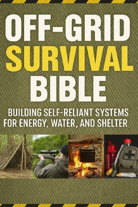 Off-Grid Survival Bible; Building Self-Reliant Systems for Energy, Water, and Shelter: Unlock the Secrets of True Self-Reliance with the Off-Grid Surv by Tori M Jenkins