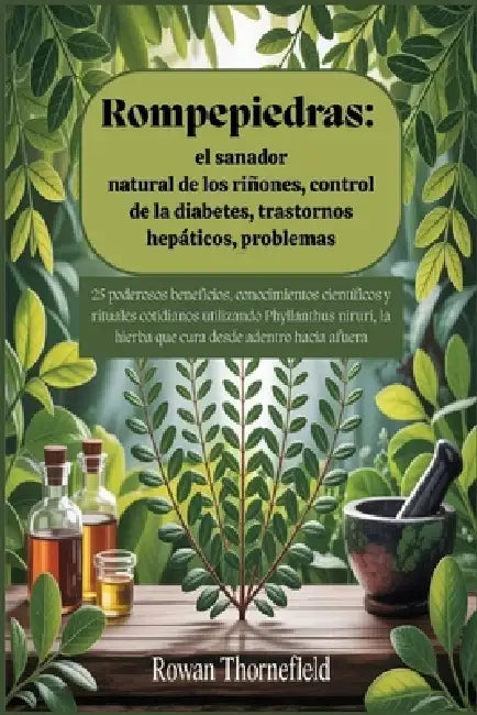 Rompepiedras: el sanador natural de los riñones, control de la diabetes, trastornos hepáticos, problemas respiratorios y mucho más: 25 poderosos benef by Rowan Thornefield