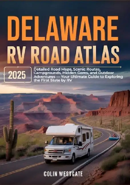 Delaware RV Road Atlas 2025: Detailed Road Maps, Scenic Routes, Campgrounds, Hidden Gems, and Outdoor Adventures - Your Ultimate Guide to Exploring th by Colin Westgate