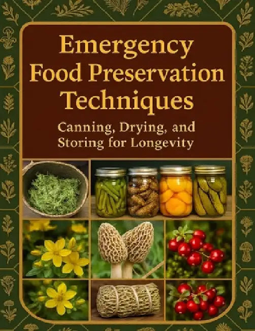 Emergency Food Preservation Techniques: Canning, Drying, and Storing for Longevity: Keep Your Food Safe and Shelf-Stable with Emergency Food Preservat by William M O'Neill