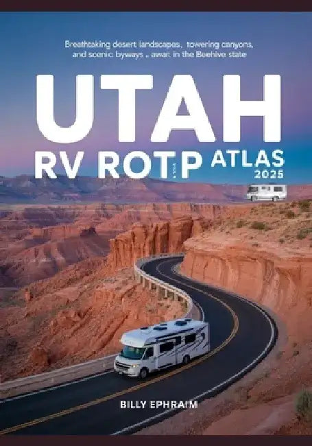 Utah RV Road Trip Atlas 2025: Breathtaking Desert Landscapes, Towering Canyons, and Scenic Byways Await in the Beehive State by Billy Ephraim