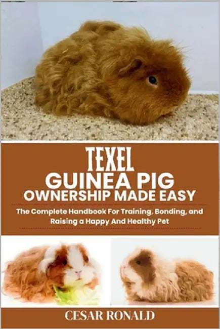 Texel Guinea Pig Ownership Made Easy: The Complete Handbook For Training, Bonding, and Raising a Happy And Healthy Pet by Ronald, Cesar