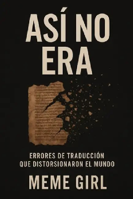 Así no era: Errores de traducción que distorsionaron el mundo by Meme Girl