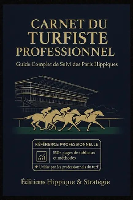 CARNET DU TURFISTE PROFESSIONNEL - Guide Complet de Suivi des Paris Hippiques: Organisez vos paris PMU, analysez vos performances et maximisez vos gai by Hippique Stratégie