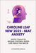 Caroline Leaf New 2025 - Beat Anxiety: Quick Tools to Regain Control When Life Feels Too Much by Shields, Livingstone
