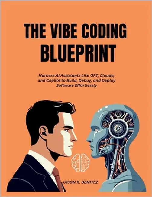 The vibe coding Blueprint: Harness AI Assistants Like GPT, Claude, and Copilot to Build, Debug, and Deploy Software Effortlessly by Benitez, Jason K.