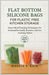 Flat Bottom Silicone Bags for Plastic Free Kitchen Storage: Smart Meal Planning Techniques for Sustainable Family Routines and Eco Cooking Habits by Maggie S. Kain