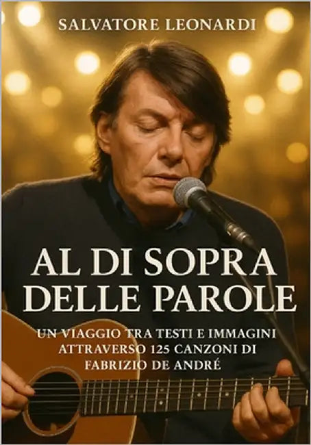 Al di sopra delle parole: Un viaggio tra testi e immagini attraverso 125 canzoni di Fabrizio De André by Leonardi, Salvatore