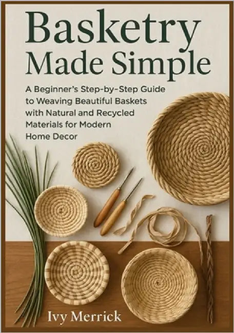 Basketry Made Simple: A Beginner's Step-by-Step Guide to Weaving Beautiful Baskets with Natural and Recycled Materials for Modern Home Decor by Merrick, Ivy