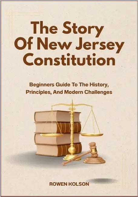 The Story Of New Jersey Constitution: Beginners Guide To The History, Principles, And Modern Challenges by Kolson, Rowen