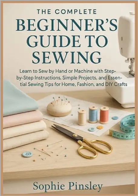 The Complete Beginner's Guide to Sewing: Learn to Sew by Hand or Machine with Step-by-Step Instructions, Simple Projects, and Essential Sewing Tips fo by Pinsley, Sophie