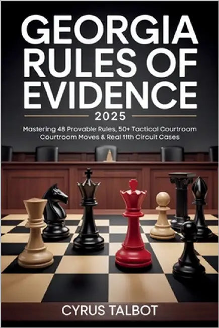 Georgia Rules of Evidence 2025: Mastering 48 Provable Rules, 50+ Tactical Courtroom Moves & Real 11th Circuit Cases by Talbot, Cyrus