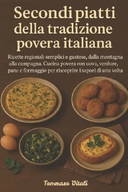 Secondi piatti della tradizione povera italiana: Ricette regionali semplici e gustose, dalla montagna alla campagna. Cucina povera con uova, verdure, by Tommaso Vitali