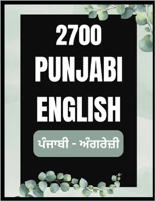 2700 Punjabi to English Speaking Book Punjabi to English Learning Book by Rudra, Devbrat