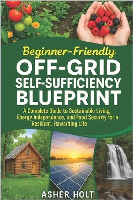 Beginner-Friendly Off-Grid Self-Sufficiency Blueprint: A Complete Guide to Sustainable Living, Energy Independence, and Food Security for a Resilient, by Holt, Asher