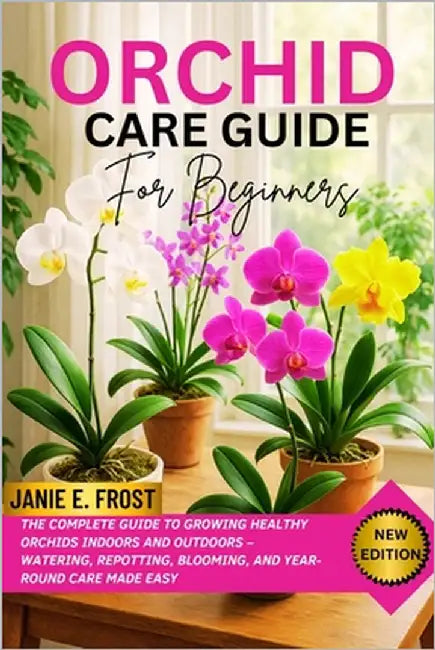 Orchid Care Guide for Beginners: The Complete Guide to Growing Healthy Orchids Indoors and Outdoors - Watering, Repotting, Blooming, and Year-Round Ca by Frost, Janie E.
