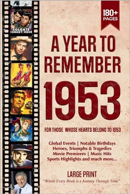 A Year To Remember 1953 History Book: A Nostalgic Tribute for the Radio Babies with Heartfelt Memories of 1953 - An Ideal Gift for Birthdays, Annivers by Lab, Edward Art