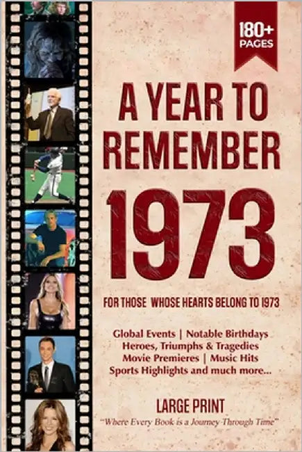 A Year To Remember 1973 History Book: A Nostalgic Tribute for the Radio Babies with Heartfelt Memories of 1973 - An Ideal Gift for Birthdays, Annivers by Lab, Edward Art
