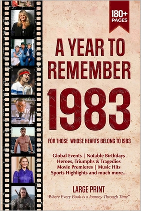 A Year To Remember 1983 History Book: A Nostalgic Tribute for the Radio Babies with Heartfelt Memories of 1983 - An Ideal Gift for Birthdays, Annivers by Edward Art Lab, Wisdom Zones