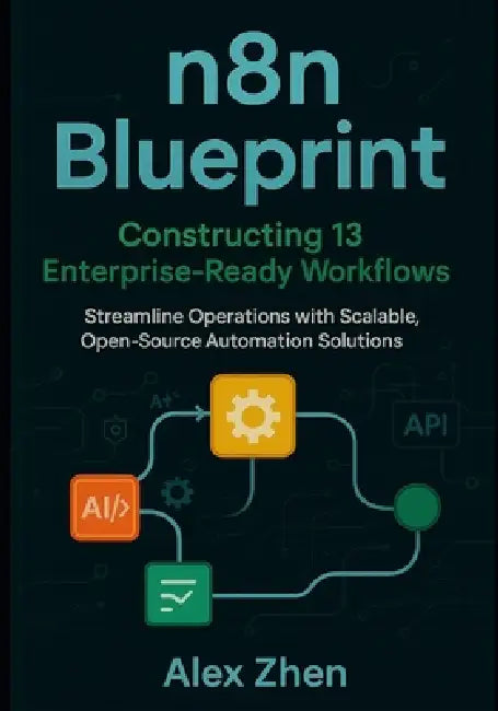 n8n Blueprint: Constructing 13 Enterprise-Ready Workflows: Streamline Operations with Scalable, Open-Source Automation Solutions by Alex Zhen