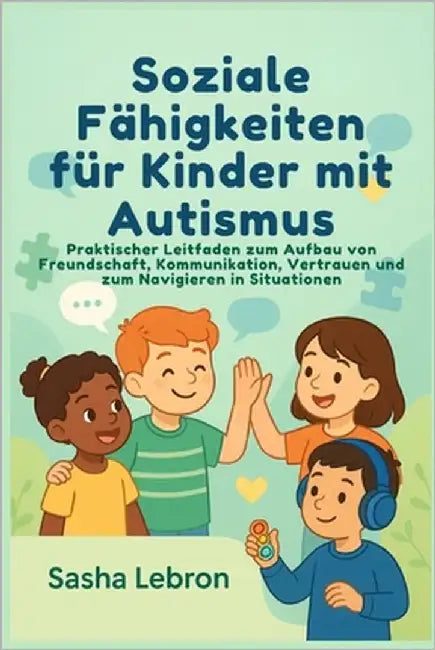 Soziale Fähigkeiten für Kinder mit Autismus: Praktischer Leitfaden zum Aufbau von Freundschaft, Kommunikation, Vertrauen und zum Navigieren in Situati by Lebron, Sasha
