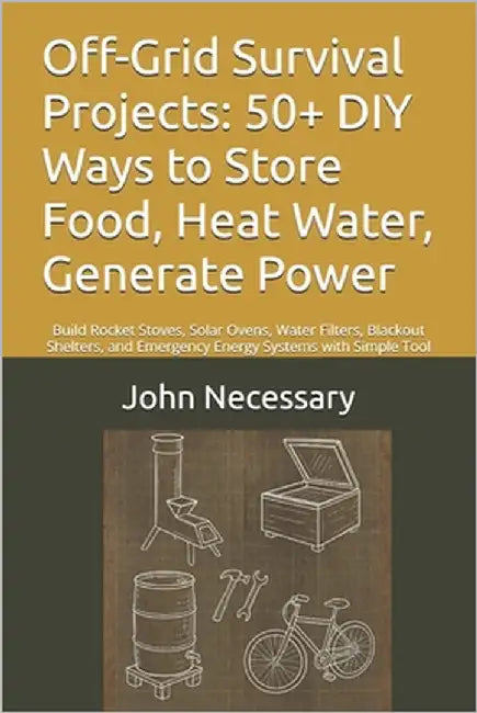 Off-Grid Survival Projects: 50+ DIY Ways to Store Food, Heat Water, Generate Power: Build Rocket Stoves, Solar Ovens, Water Filters, Blackout Shelters by Necessary, John