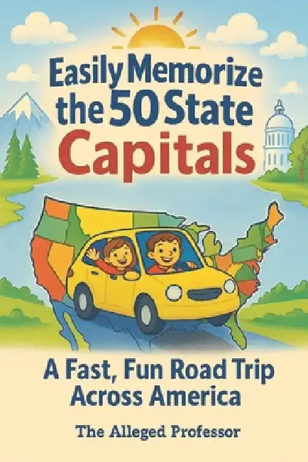 Easily Memorize the 50 State Capitals: A Fast, Fun Road Trip Across America by The Alleged Professor