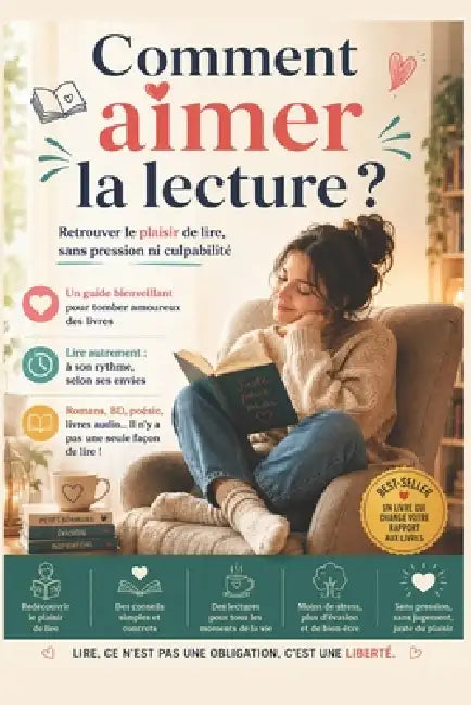 Comment aimer la lecture ?: Retrouver le plaisir de lire, sans pression ni culpabilité Un guide bienveillant pour tomber amoureux des livres Lire autr by Ahmed Salmi