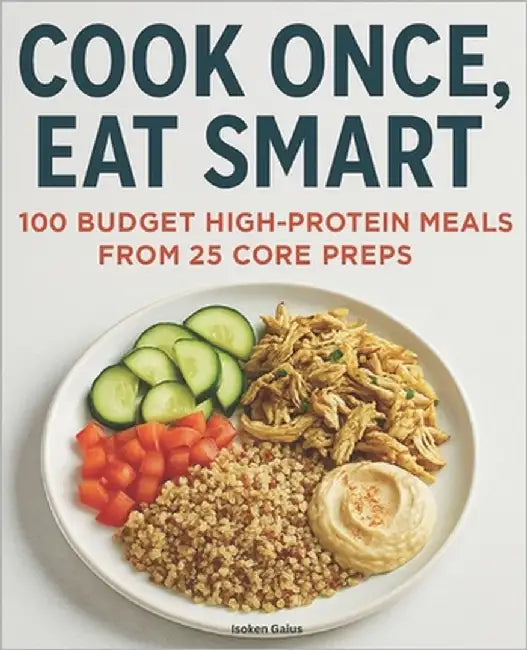 Cook Once, Eat Smart: 100 Budget High Protein Meals from 25 Core Preps by Gaius, Isoken