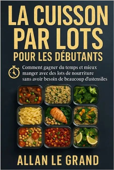 La Cuisson Par Lots Pour Les Débutants: Comment gagner du temps et mieux manger avec des lots de nourriture sans avoir besoin de beaucoup d'ustensiles by Le Grand, Allan