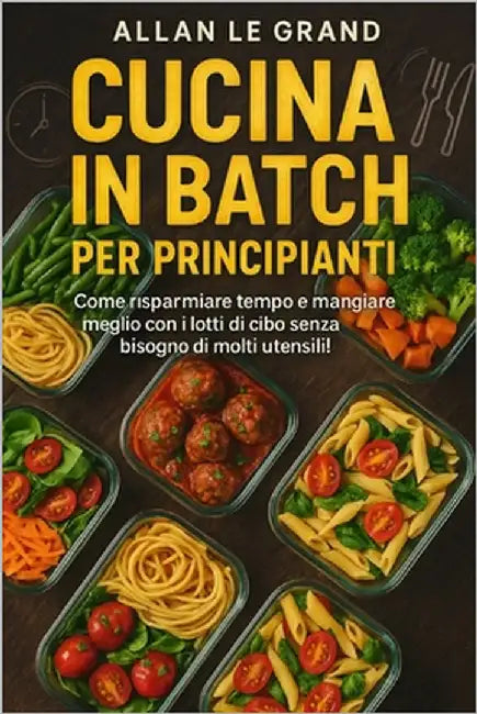 Cucina in Batch Per Principianti: Come risparmiare tempo e mangiare meglio con i lotti di cibo senza bisogno di molti utensili! by Le Grand, Allan
