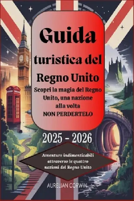 Guida turistica del Regno Unito 2025 - 2026: Scopri la magia del Regno Unito, una nazione alla volta NON PERDERTELO: Avventure indimenticabili attrave by Aurelian Corwin