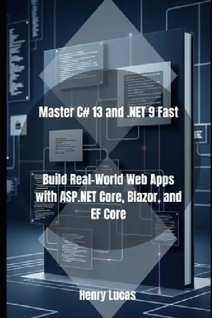 Master C# 13 and .NET 9 Fast: Build Real-World Web Apps with ASP.NET Core, Blazor, and EF Core by Henry Lucas
