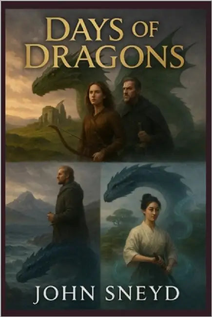 Days of Dragons: The Dragon's Tails, A Mythic Fantasy of Intertwined Irish, Norse, and Japanese Legends Adventure of War, Rebellion, and Magic by Sneyd, John