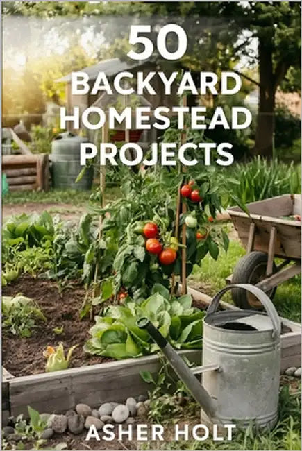 50 Backyard Homestead Projects: Beginner's Guide to Raising Livestock (Chickens, Goats), Growing Organic Food, Food Preservation & Building Self-Suffi by Holt, Asher