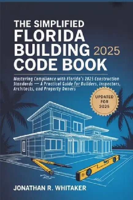 The Simplified Florida Building Code Book 2025: Mastering Compliance with Florida's 2025 Construction Standards - A Practical Guide for Builders, Insp by Jonathan R. Whitaker