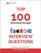 Top 100 Marketing Manager Interview questions: Fully Solved: Market Yourself Like a Brand in Every Interview by Biz, Dollarbook